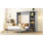 Murphy Bed Wall Bed with Shelves-1695694993-1695694998