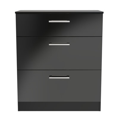 Beraud 74cm W 3 - Drawer Chest of Drawers