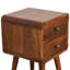 Bracey 30cm W Solid Wood Bedside Table