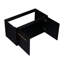 Meuble-lavabo noir châtaignier noir de 36 po, modèle moderne avec de nombreuses options de rangement