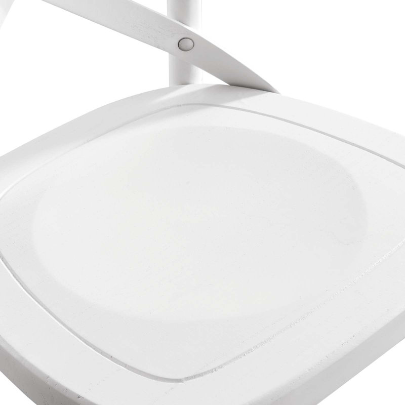 Tabouret Gear par Modway, Blanc, Tabouret de bar (siège d'une hauteur de 30 po)