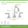 Birch Two-Handle Bathroom Faucet with Push Pop Drain