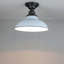 Plafonnier semi-encastré campagnard 12 pouces Flavia-761556838