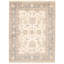 Tapis décoratif en laine noué à la main de conception unique 8 pi 11 po x 11 pi 8 po Aysiah New Age Ushak