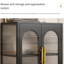 Buffet en métal noir-948649293