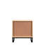 Table d'appoint en bouleau avec tiroir Coastal Modern