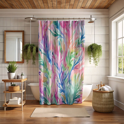 Abstract Art Templates - 1 Piece Standard Shower Curtain