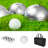 Bocce Ball Set Lawn Game with 8 Steel Tossing Balls and Carrying Case