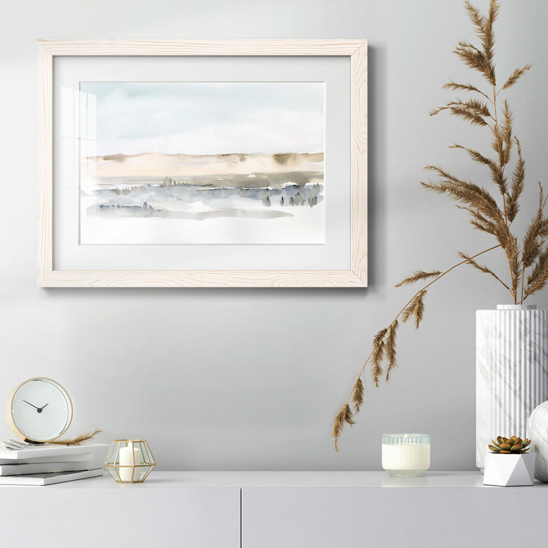 Dunes des marais II, H 14 po x l 20 po x P 1,5 po, Blanc