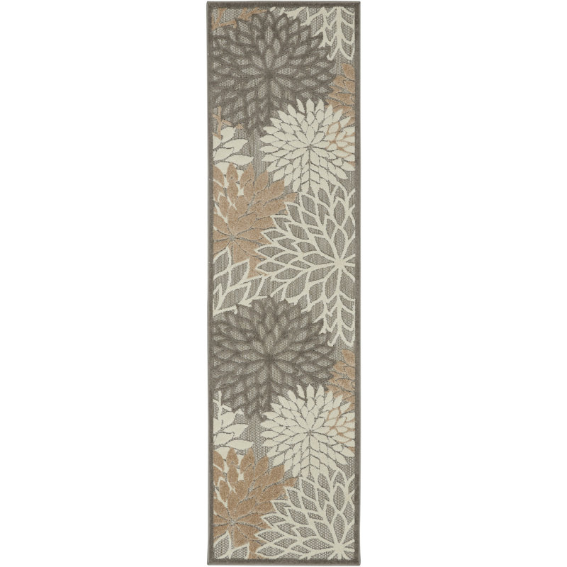 Abela Floral Indoor Rug, Runner 2'3" x 12'