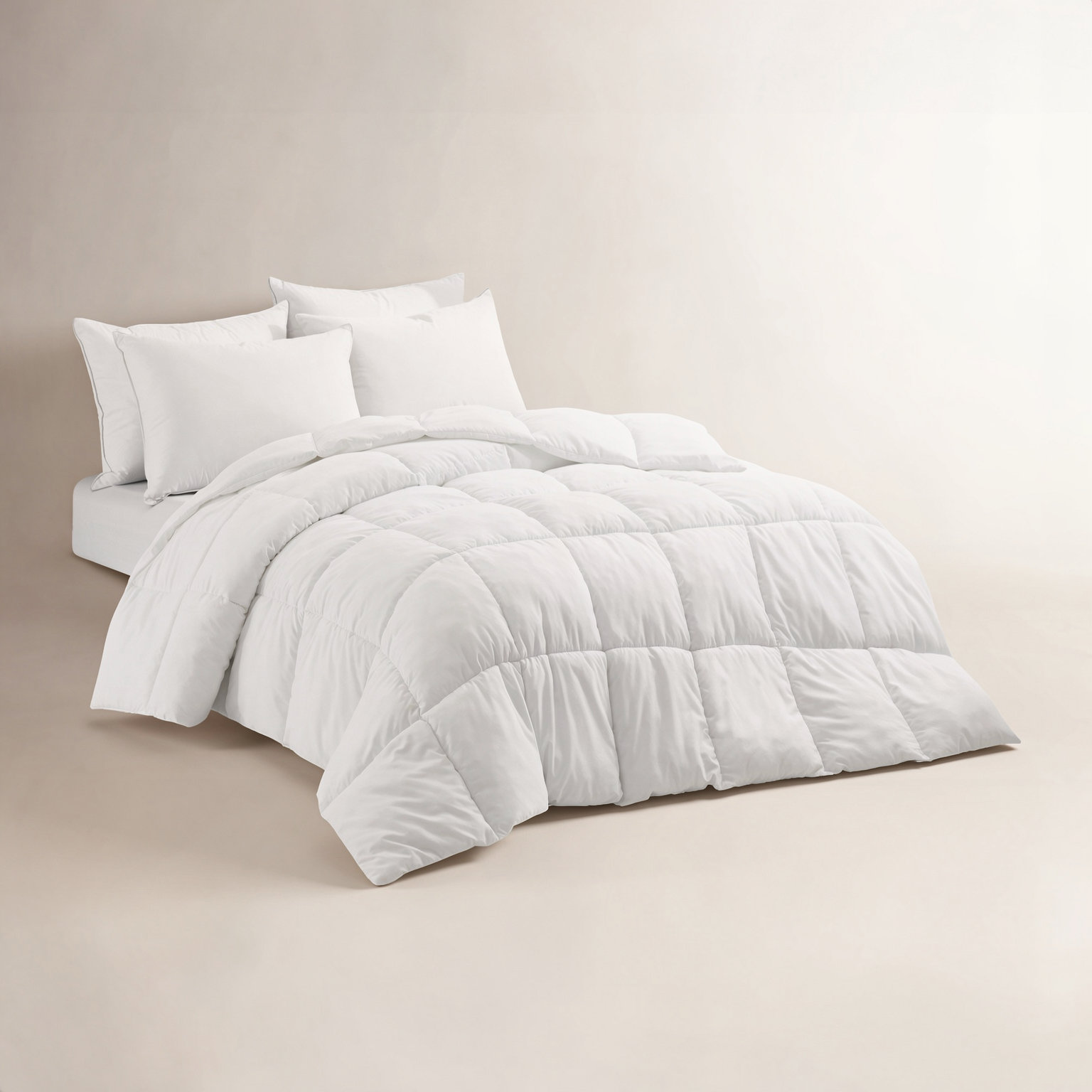 Lightweight Down Alternative Comforter - Sleep by Wayfair™, Full, White