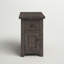 Table de bout en bois massif avec rangement Hemsworth-27329577