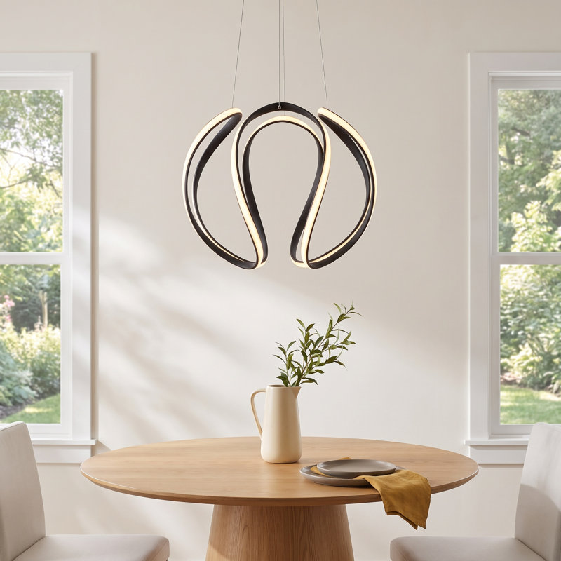Dimmable LED Geometric Chandelier