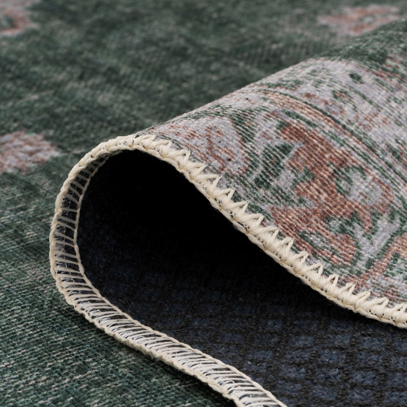 Calixtro Oriental Cotton Area Rug, Rectangle 160 x 230cm