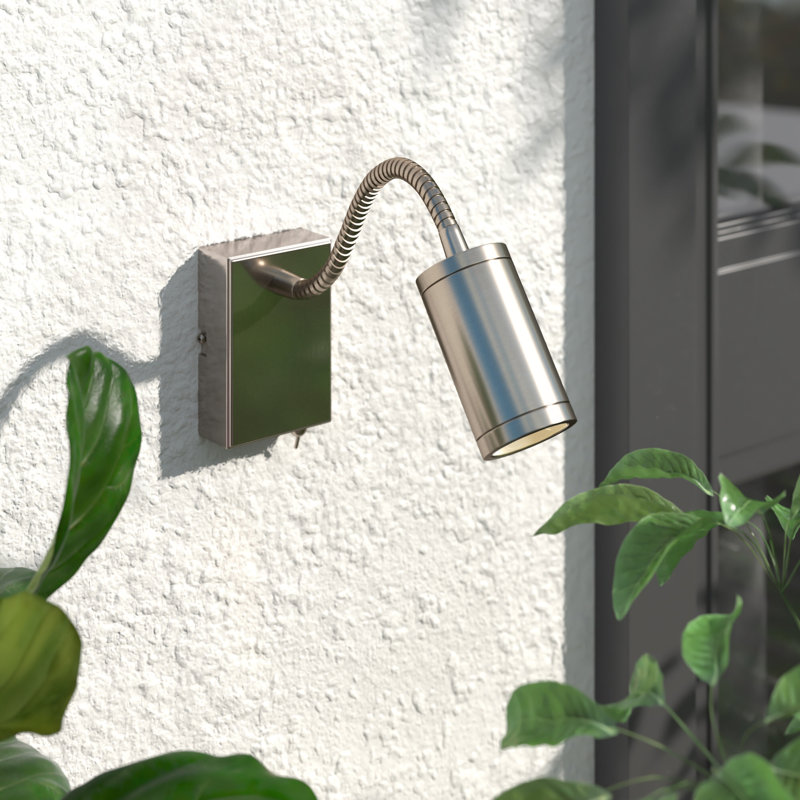 Orion LED Spotlight, Brushed Steel
