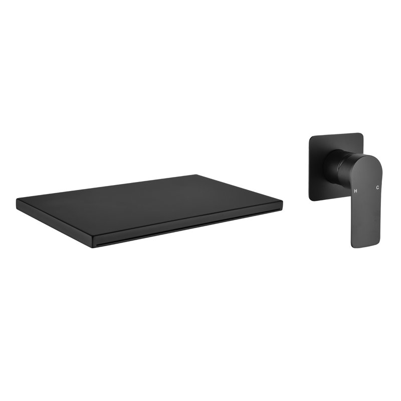 Waterfall Wall Mount Tub Faucet Bathroom Bathtub Faucet Sink Faucet Single Handle Tub Filler Rough-in Valve Included