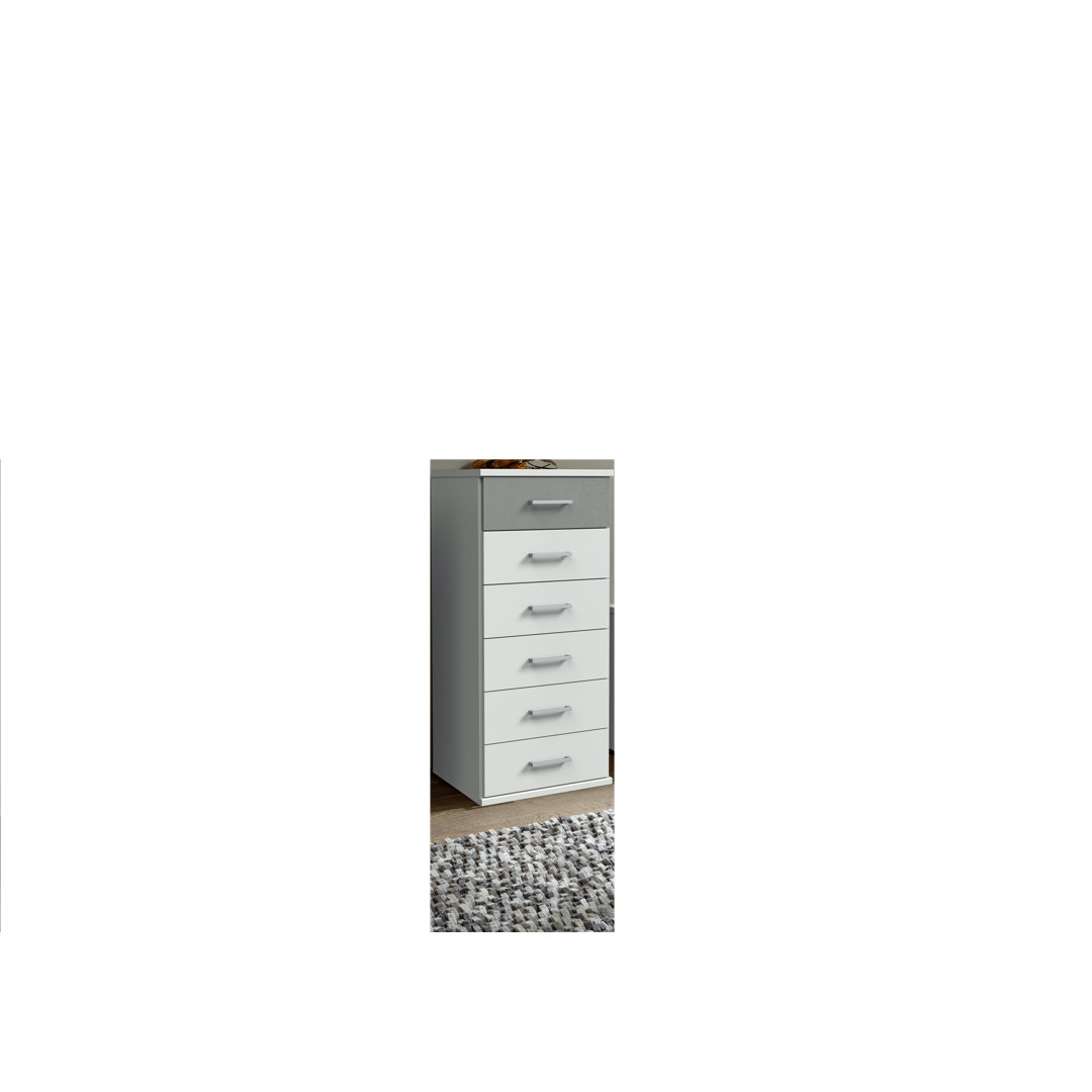 Arango 46cm W 6 - Drawer Chest of Drawers