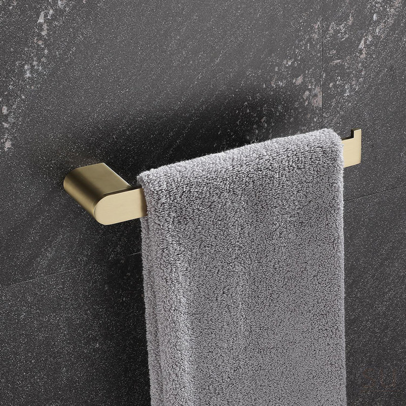 5- Piece Bathroom Hardware Set, Brushed Gold