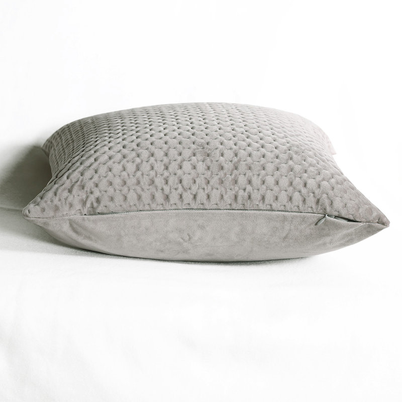 Nikolai Square Cushion Cover, Grey