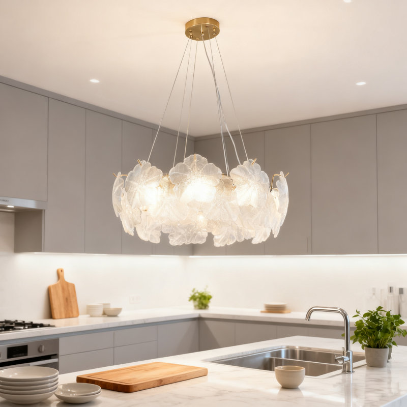 8 - Light Dimmable Chandelier
