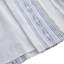Panneau de rideau en polyester 50 po avec rayures et doublure touffetées-49130317