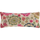 Peruvian Floral Embroidered Multi Decorative Pillow