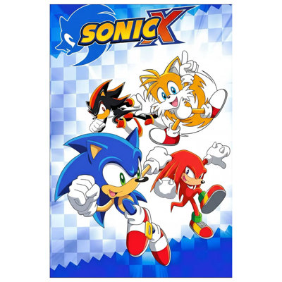 Sonic Rug for Kids, 47x71 Inch Sonic Room Desor Rug
