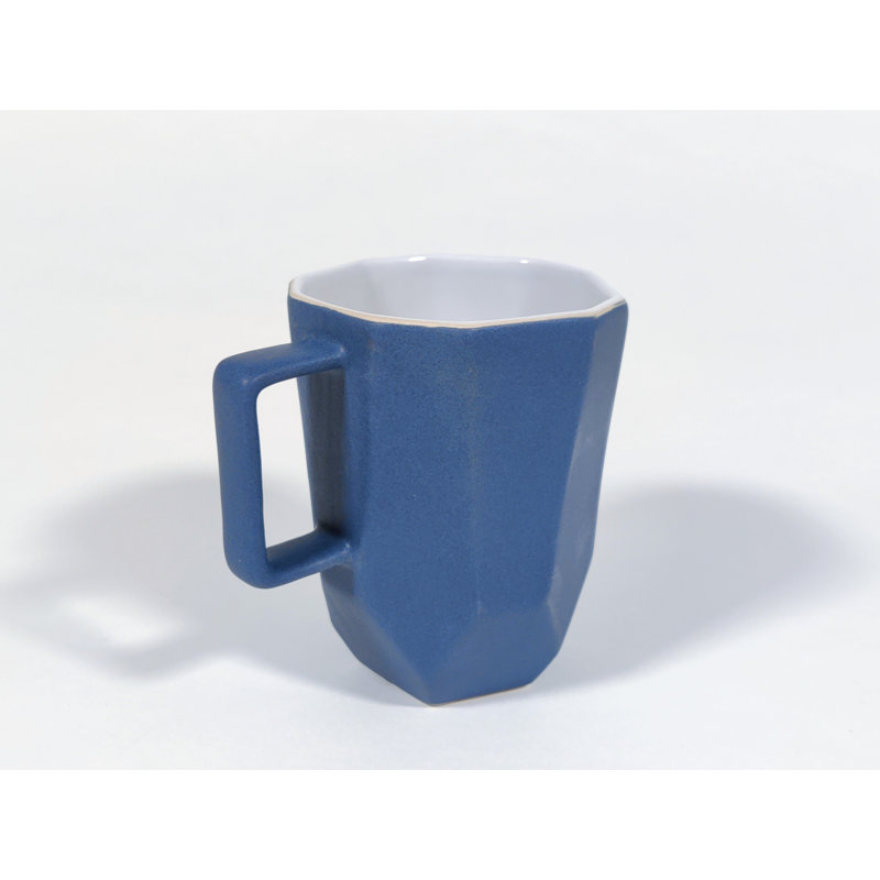 Dayde Ceramic Coffee Mug, Navy