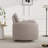 52.4" Wide Modern Corduroy Power Glider Recliner With Two Accent Pillows & Charging Ports-1110599399