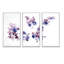 Aquarelle de fleurs - ensemble d'art mural sur toile encadré floral de 3-130248703-130248702