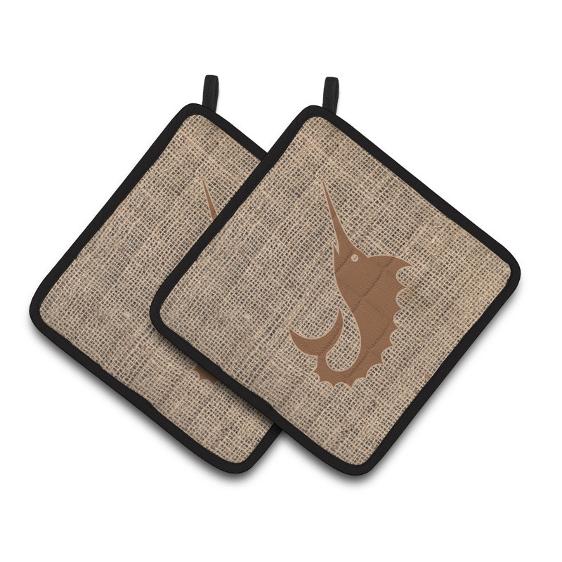 Caroline's Treasures Polyester Potholder, Brown