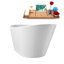 Baignoire autoportante 59 po avec plateau interne 59 po Streamline-101413093