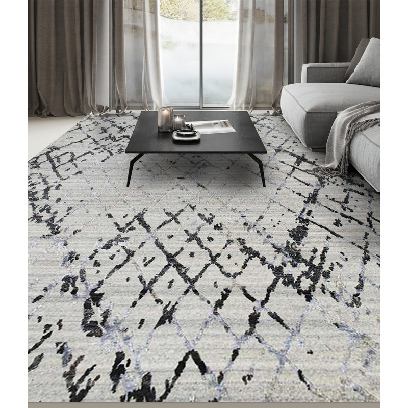 Geometric Area Rug, Rectangle 10' x 14'