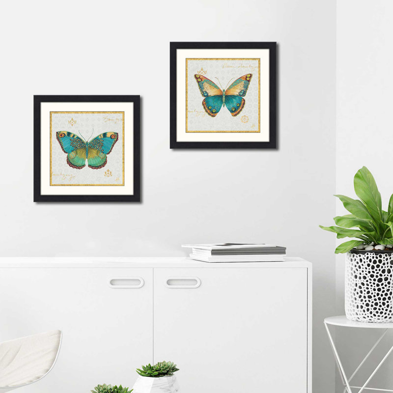 Daphne Brissonnet «Bohemian Wings Butterfly VA», impression sous verre