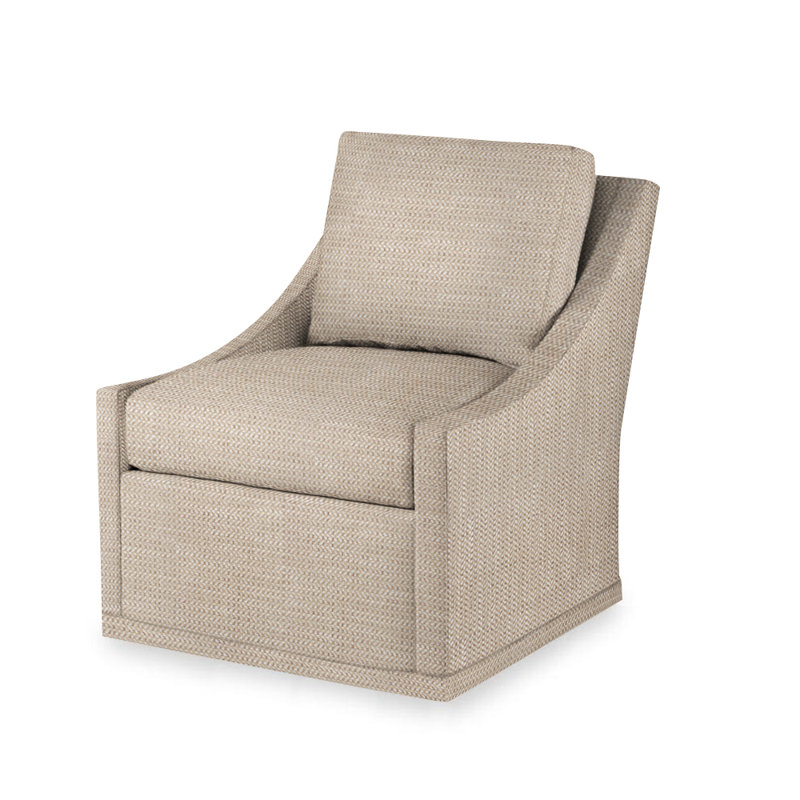 Dean Outdoor Swivel Lounge Chair, Beige/Brown 71628L22