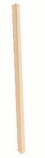 Post for Single Sided Community Board, Ivory