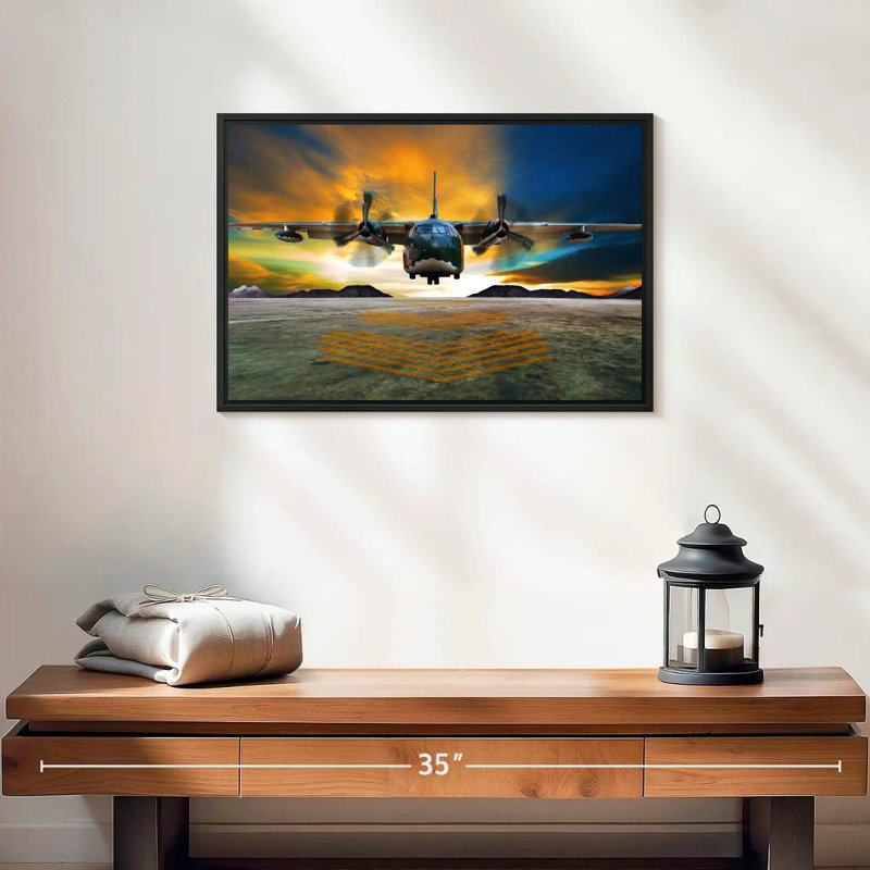 Mehar Air Force Aircraft, 13" H x 19" W