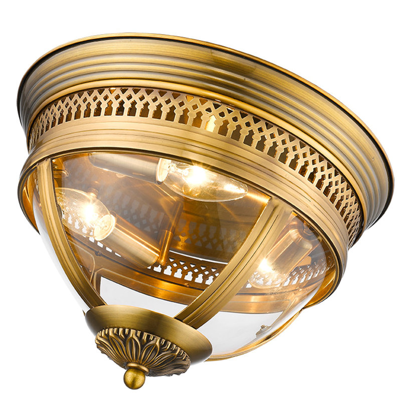 Stainforth Flush Mount, Brass
