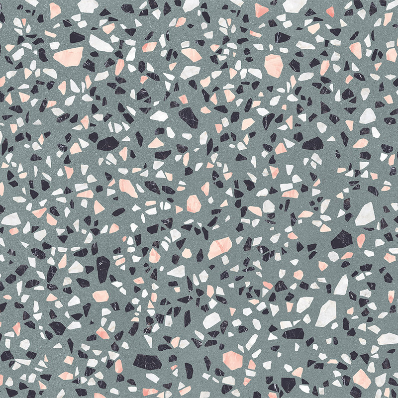 Terrazzo 2.0 24" x 24" Matte Porcelain Wall & Floor Tile, Classic Green