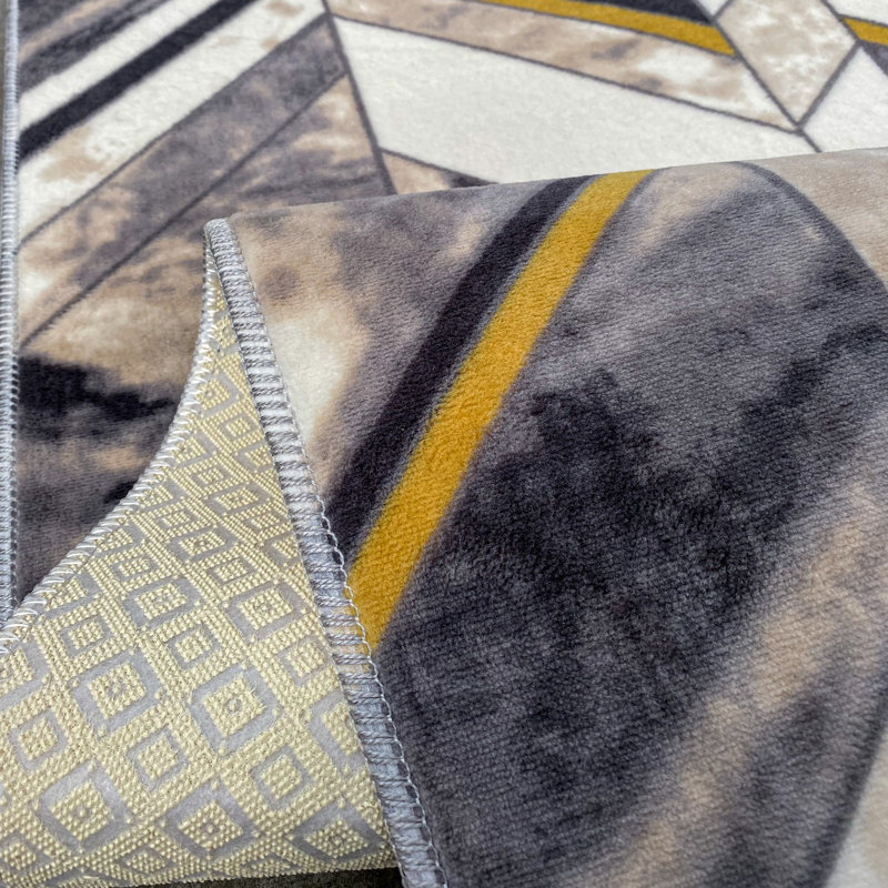 Beatrix Geometric Area Rug, Runner 80 x 600cm