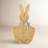 Wicker Bunny Basket, Natural
