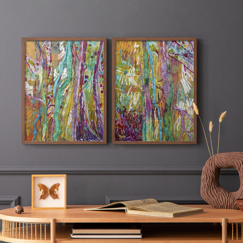 «Wake Dream I», reproduction encadrée de qualité supérieure - prête à être accrochée - aucun clou requis - aucun clou requis