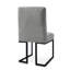 Ensemble de table à manger rectangulaire 7 pièces pour 6 personnes avec chaises rembourrées-836865364