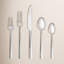 Fortessa Sonia 18/10 Stainless Steel 20 Piece Flatware Set (Service for 4), Silver