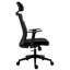 Biddings Polyester Blend Office Chair with Headrest-1345120845