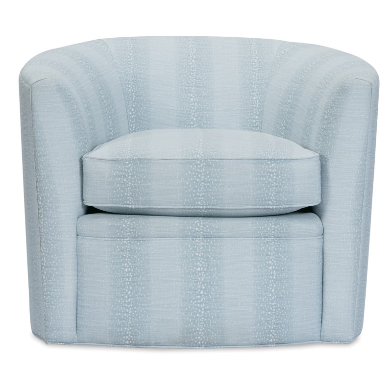 Baldwin Swivel Chair, Ice Blue (14570-34)