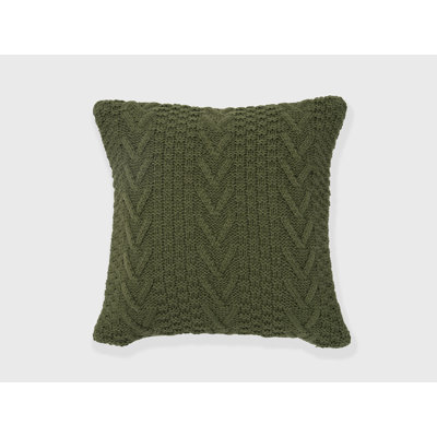 Ratree Chunky Solid Colour Reversible Throw Pillow
