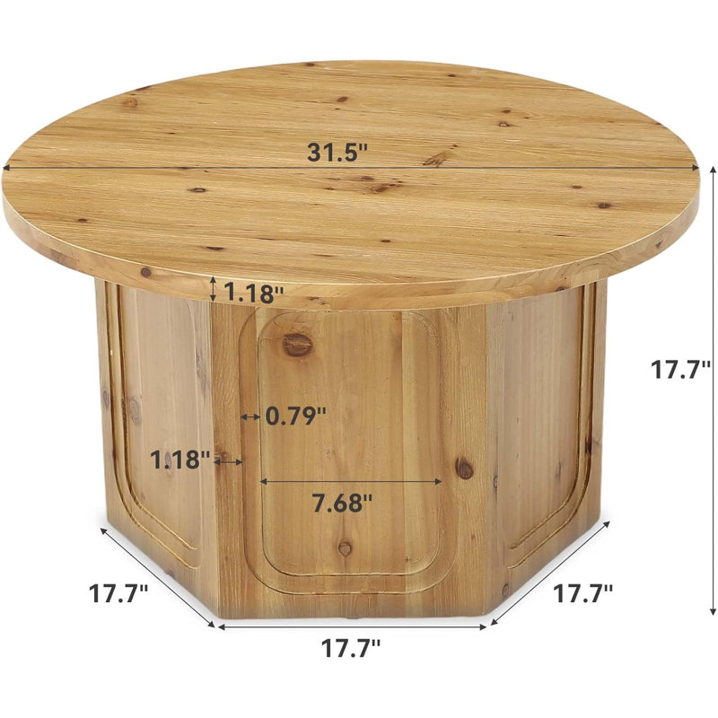 Solid Wood Coffee Table