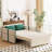 3 In 1 Convertible Sofa Bed With Large Capacity Hidden Storage Space Sofa