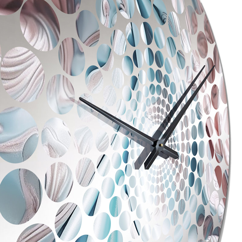 Toria - Horloge murale abstraite en marbre, Petit